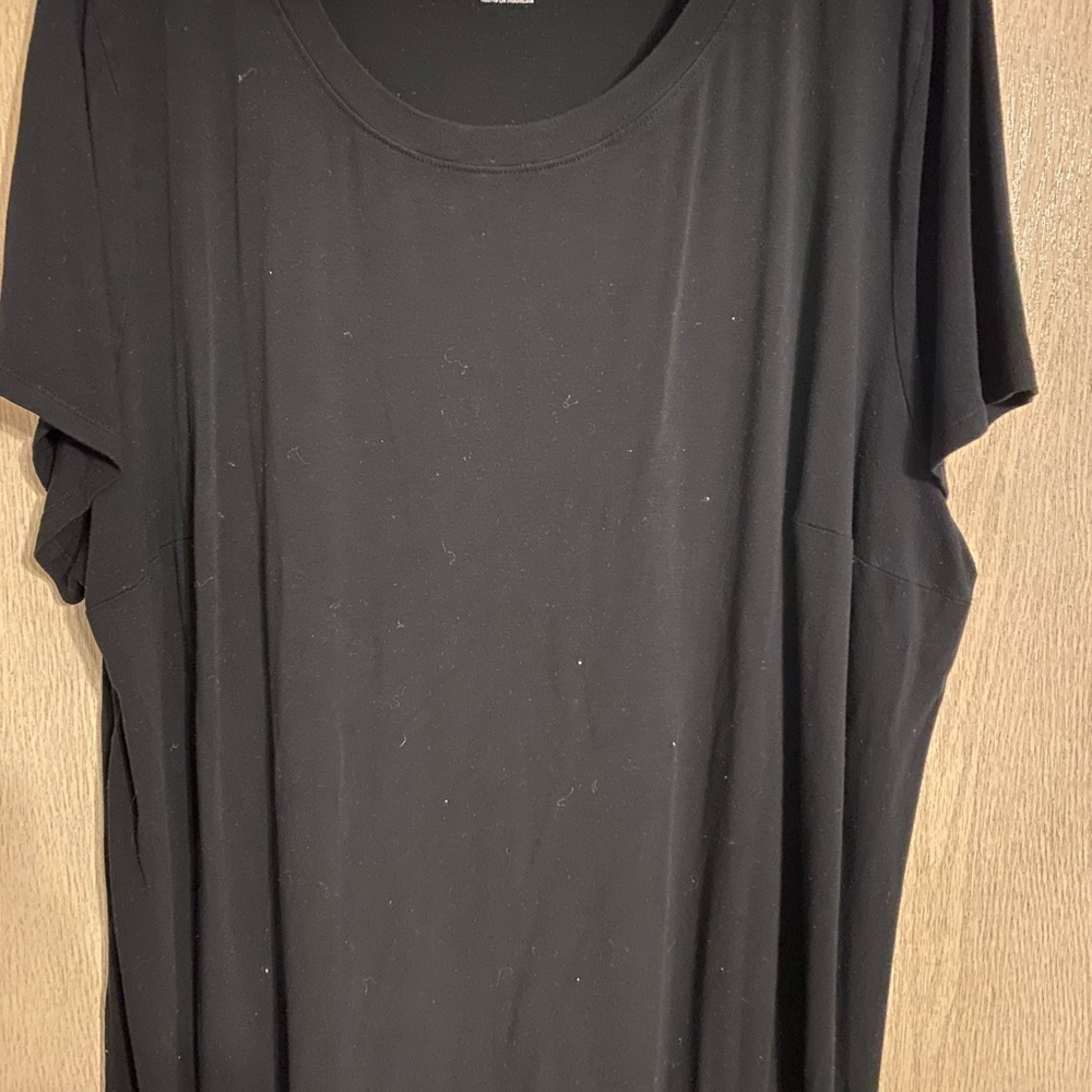 Ava and viv 4x black tshirt dress